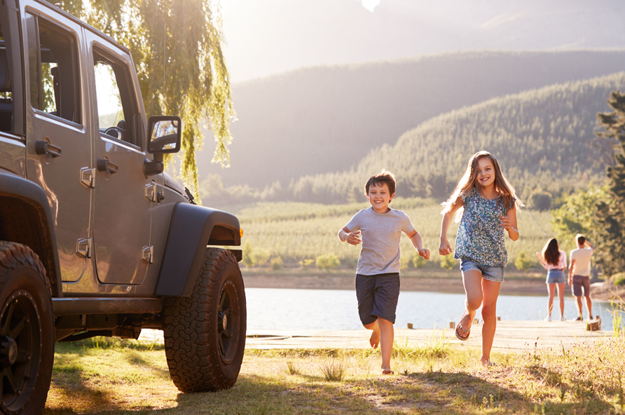 family and new car