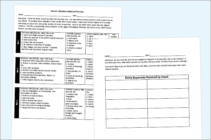 Making Money middle school financial literacy