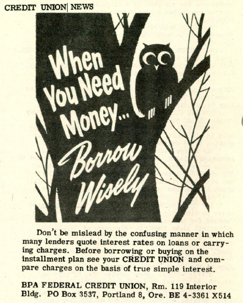 1961 ad in BPA